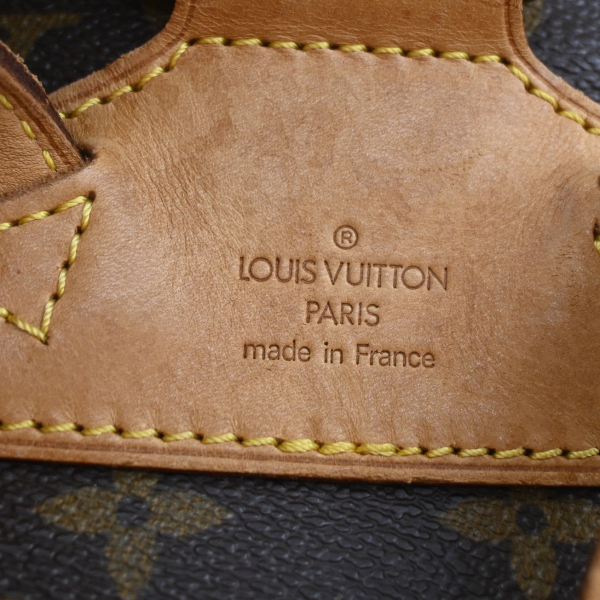LOUIS VUITTON Montsouris MM Backpack Bag Monogram Leather Brown M51136 11SA090