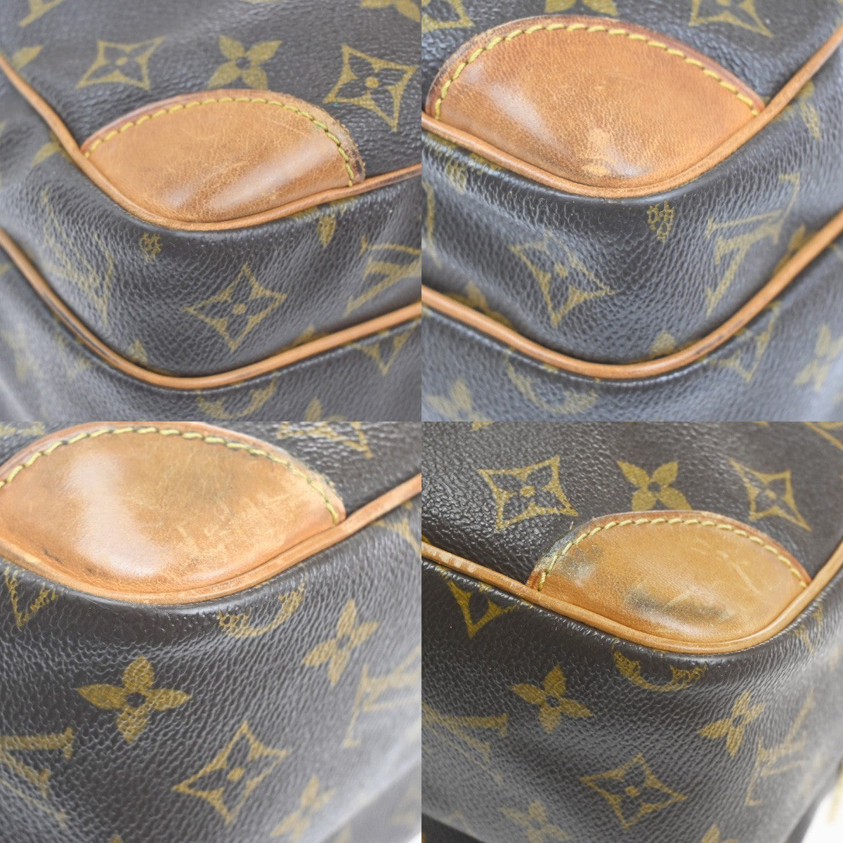 LOUIS VUITTON Nile Crossbody Shoulder Bag Monogram Leather Brown M45244 30MA419