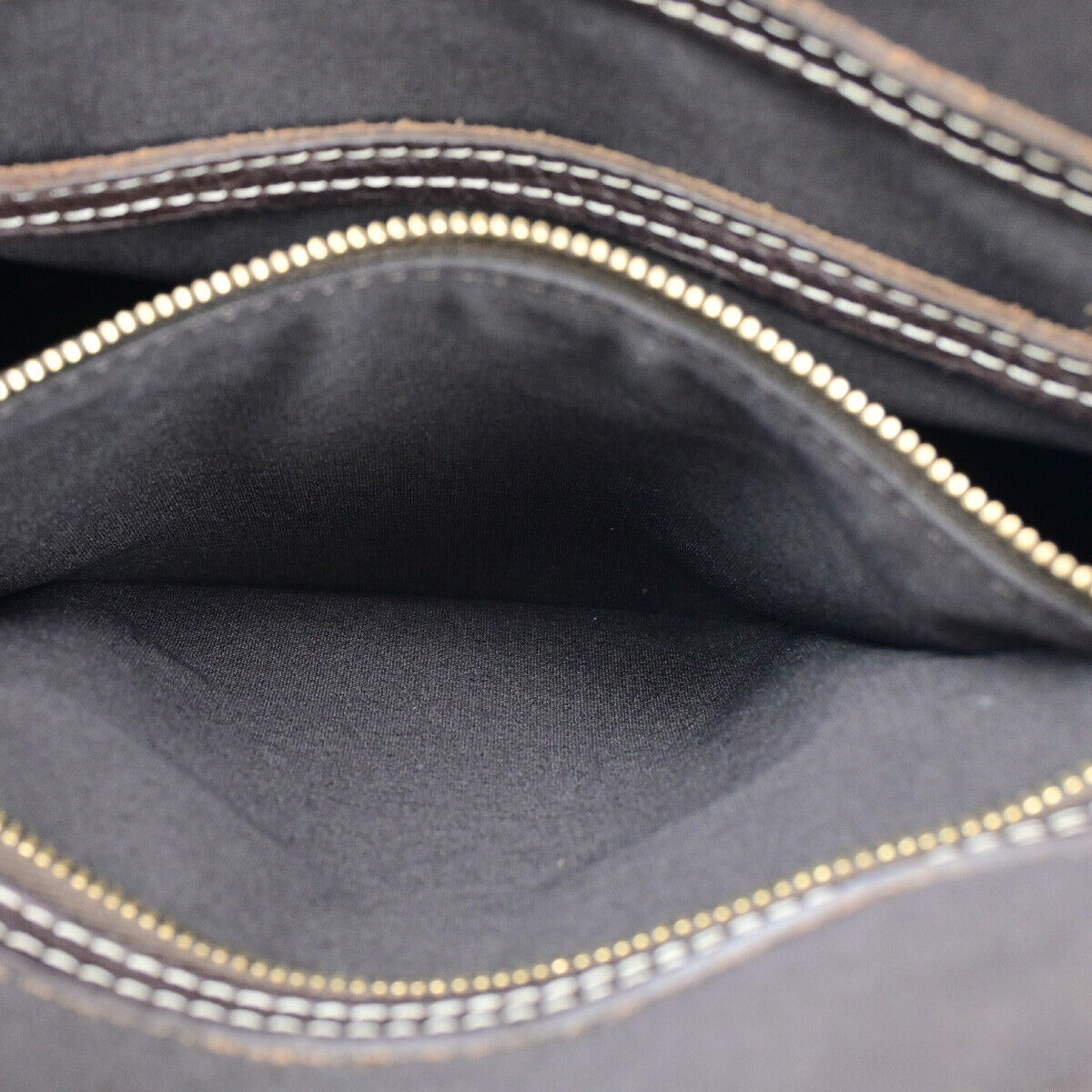 LOUIS VUITTON BUCKET PM Shoulder Tote Bag Monogram Mini Lin Ebene M95226 67YG556