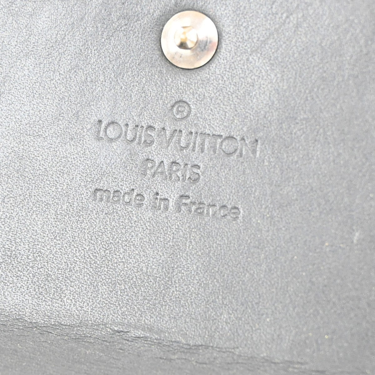 LOUIS VUITTON Porte Monnaie Billets Wallet Monogram Mat Gray M65112 63CA468