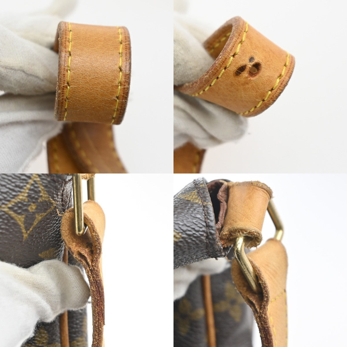 LOUIS VUITTON Musette Shoulder Bag Monogram Leather Brown France M51256 70KC720