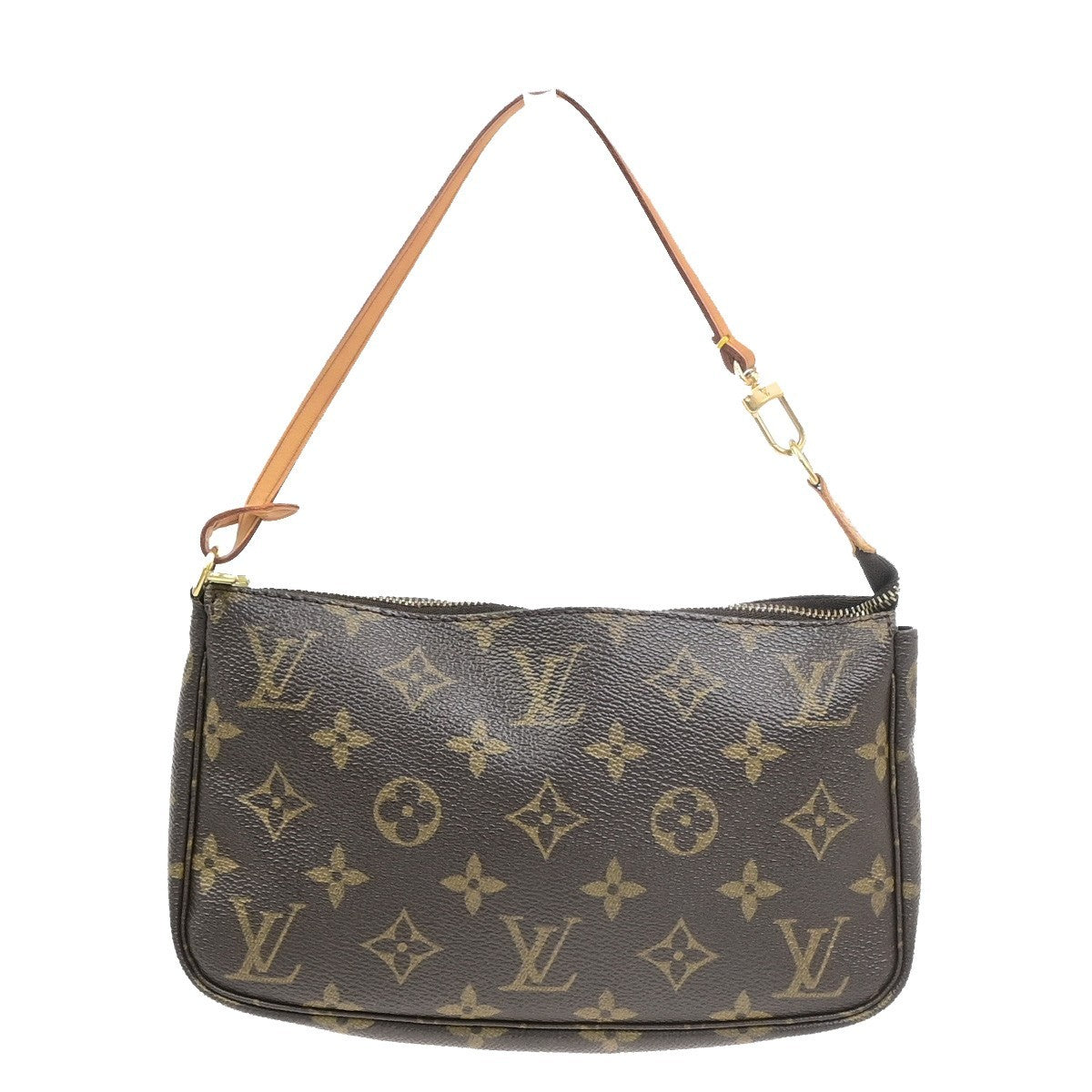 LOUIS VUITTON Pochette Accessoires Hand Bag Monogram Leather BN M51980 16PA101