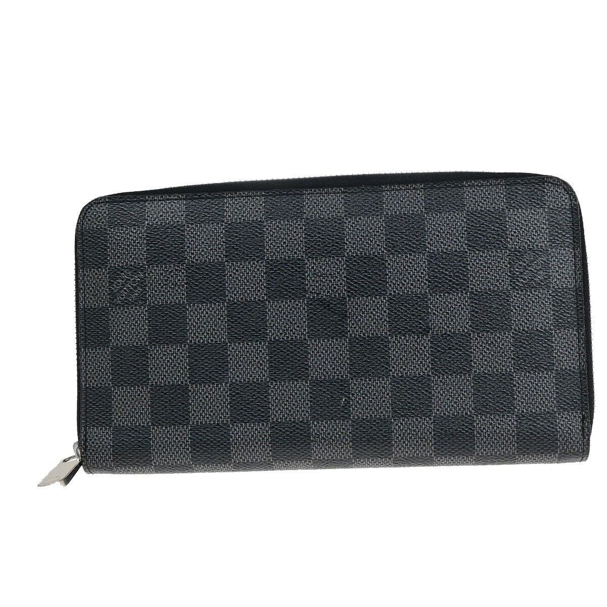 LOUIS VUITTON Zippy Organizer Long Bifold Wallet Damier Graphite N63077 82EB838