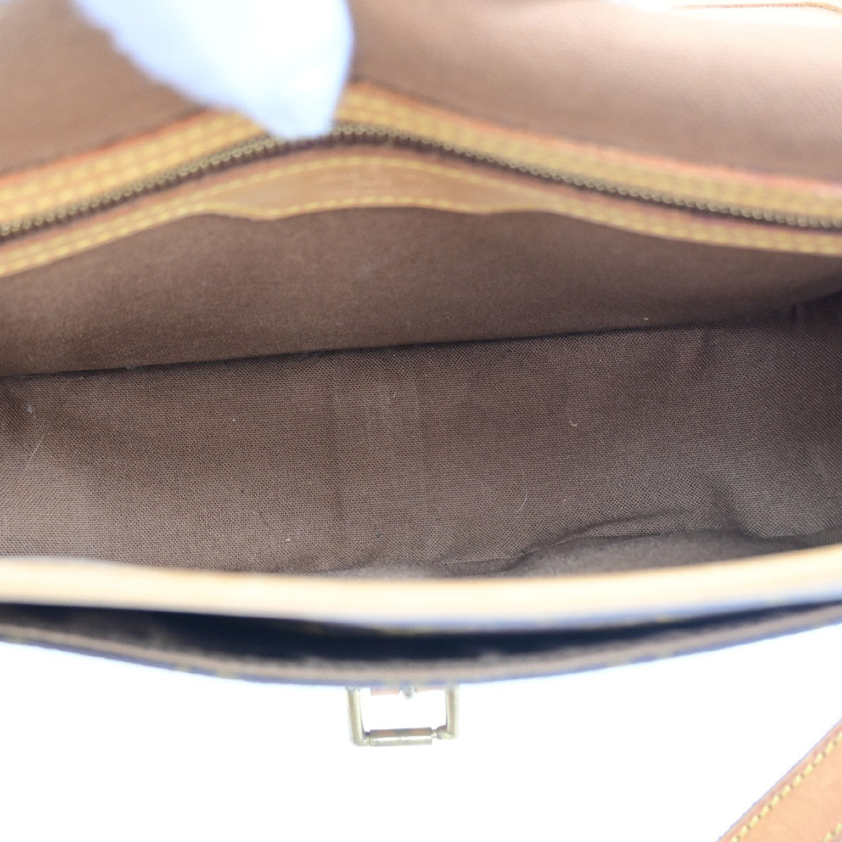 LOUIS VUITTON Sologne Shoulder Bag Monogram Leather Brown France M42250 16PA130