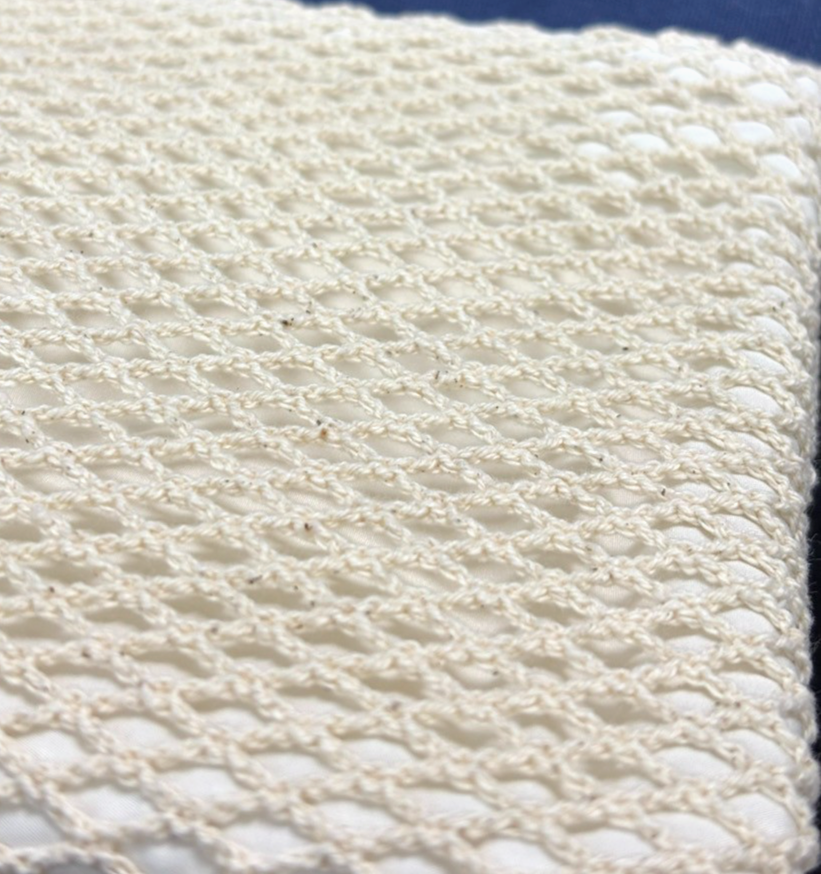CHRISTIAN DIOR 3Set Novelty Towel Mesh Drawstring Canvas Pouch White 02KC451