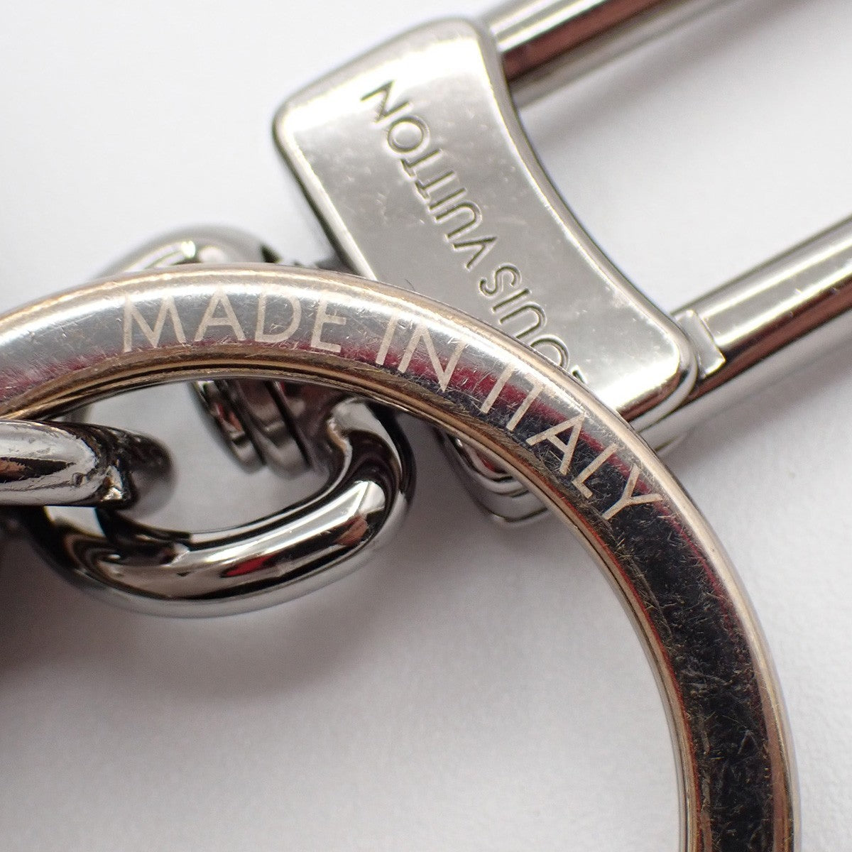 LOUIS VUITTON Porete Cles Key Chain Monogram Eclipse Black SHW M00927 67KP056