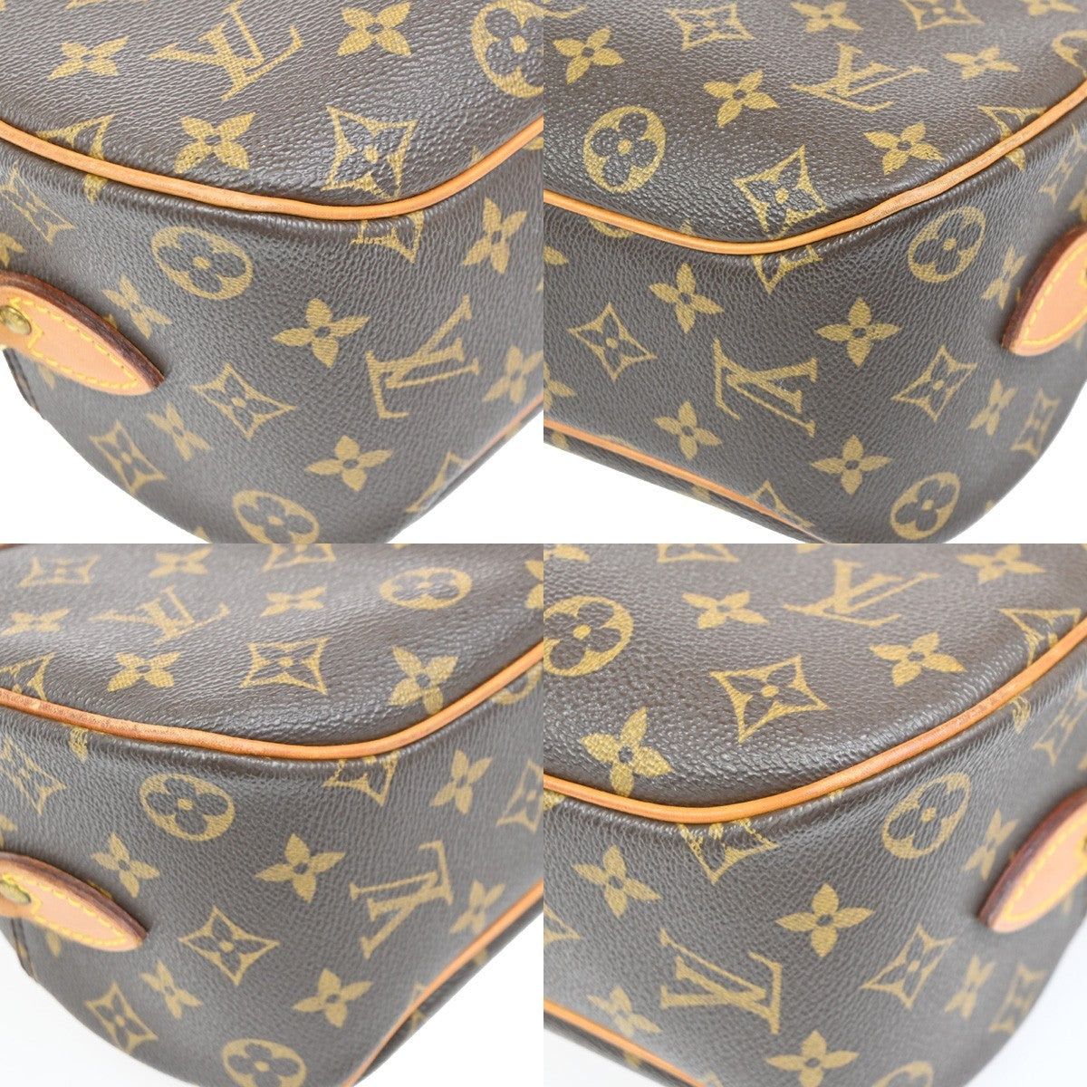 LOUIS VUITTON Blois Crossbody Shoulder Bag Monogram Leather Brown M51221 88MA014