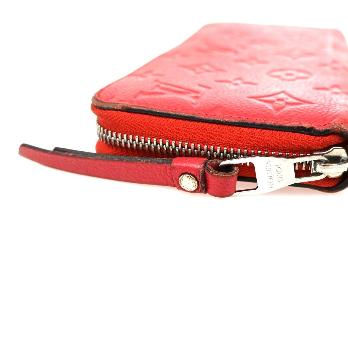 LOUIS VUITTON Zippy Wallet Long Wallet Monogram Empreinte Red M61865 66KC311