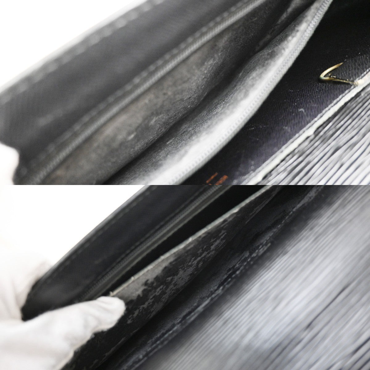 LOUIS VUITTON Porte Documents Bandouliere Hand Bag Epi Leather BK M54462 66KP502