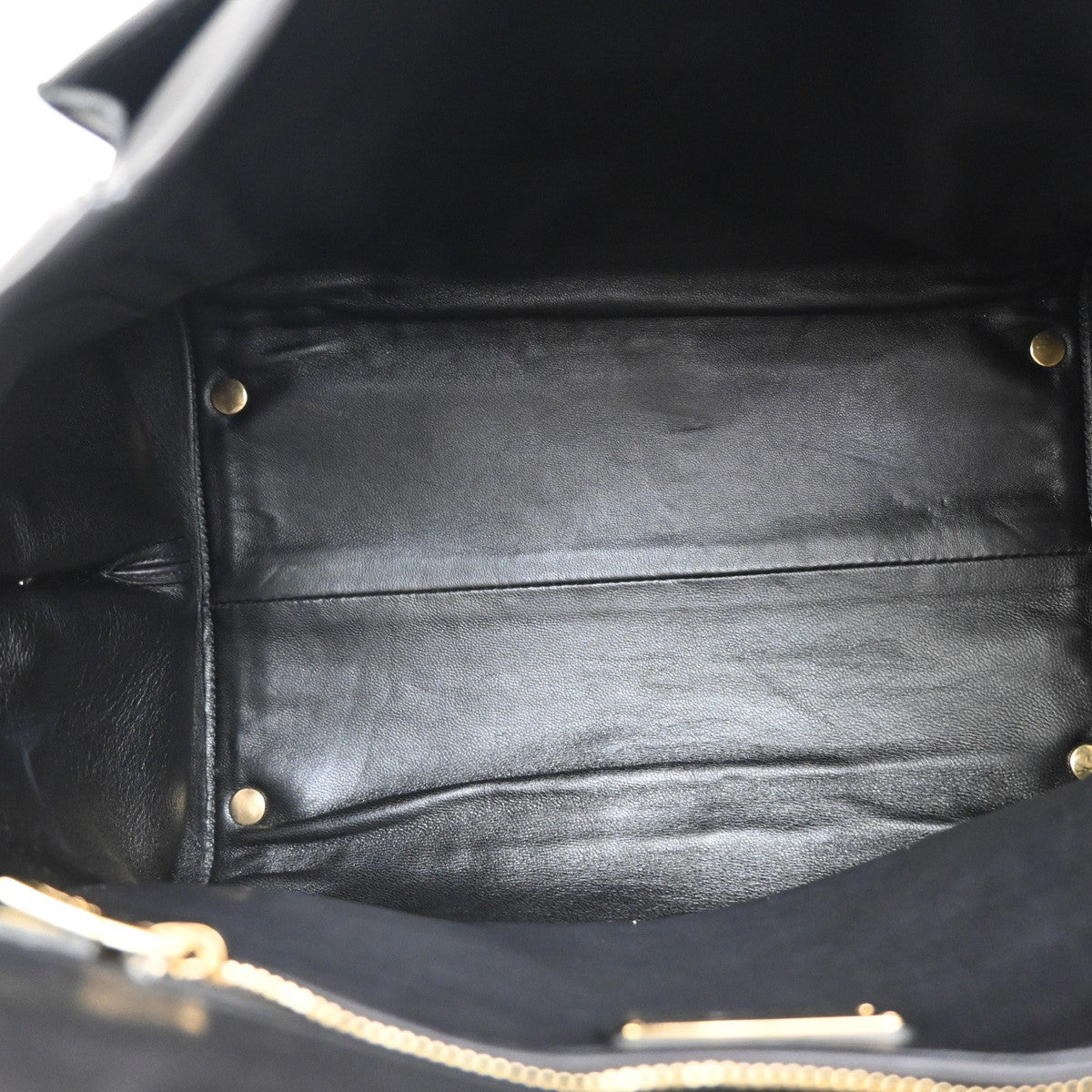 SALVATORE FERRAGAMO Logo Gancini Sofia Hand Bag Leather Black GHW Italy 32YH771