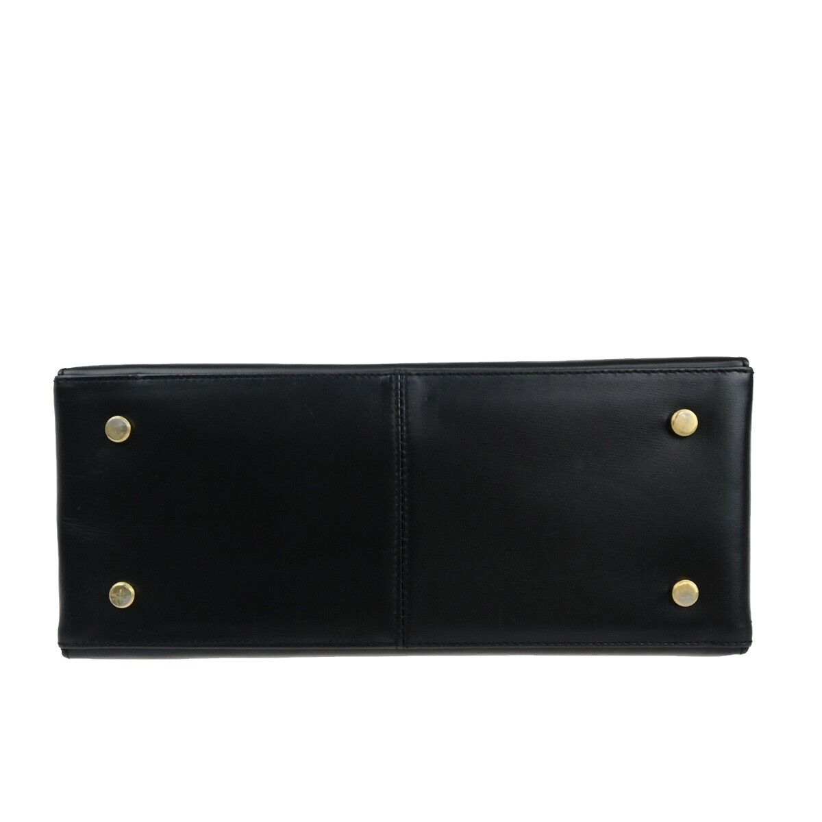SALVATORE FERRAGAMO Gancini 2Way Shoulder Hand Bag Leather Black GHW 83EC641