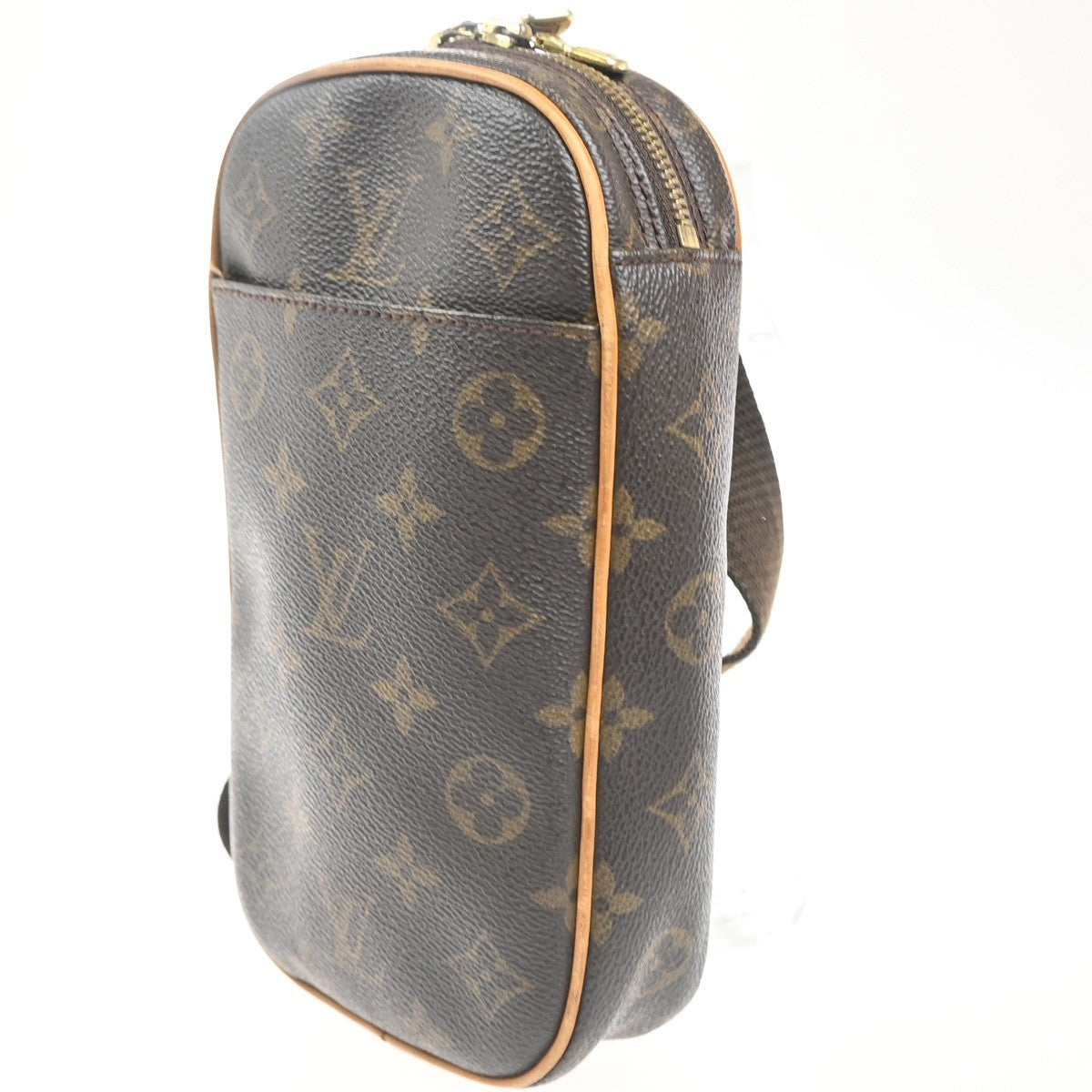 LOUIS VUITTON Pochette Gange Shoulder Bag Monogram Brown Spain M51870 95MA261