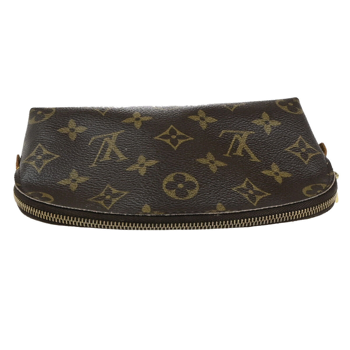 LOUIS VUITTON Pochette Cosmetic Pouch Bag Monogram Leather BN M47515 05YG683