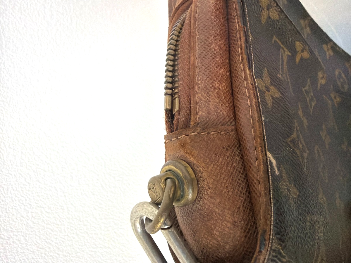 LOUIS VUITTON Orsay Clutch Hand Bag Monogram Leather Brown France M51790 07YJ027