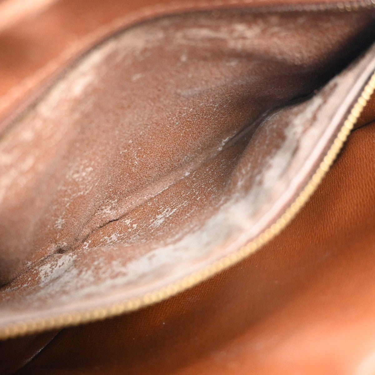 LOUIS VUITTON Jeune Fille MM Shoulder Bag Monogram Leather Brown M51226 67MA539