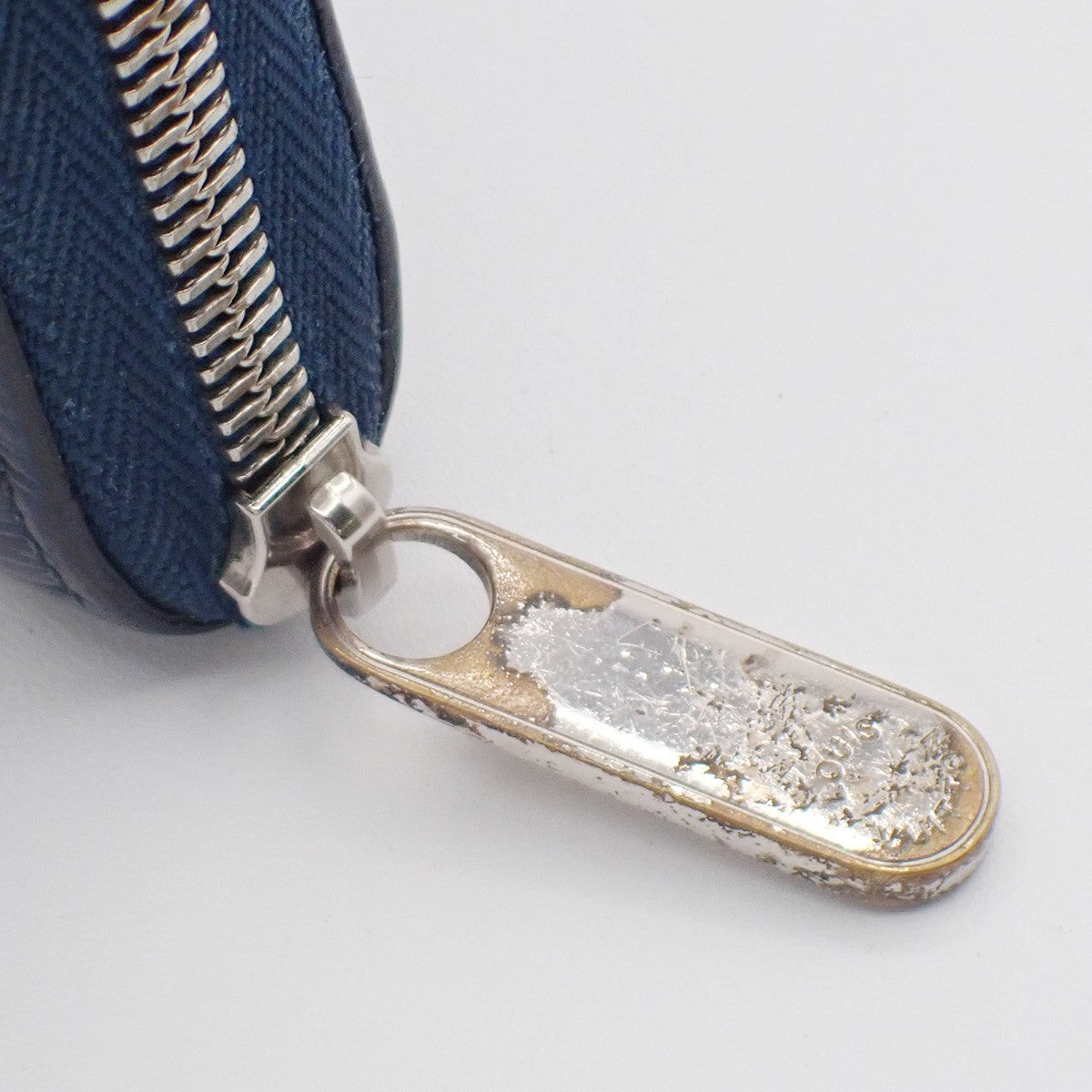 LOUIS VUITTON Zippy Coin Case Compact Wallet Epi Leather Blue M60384 67KC870