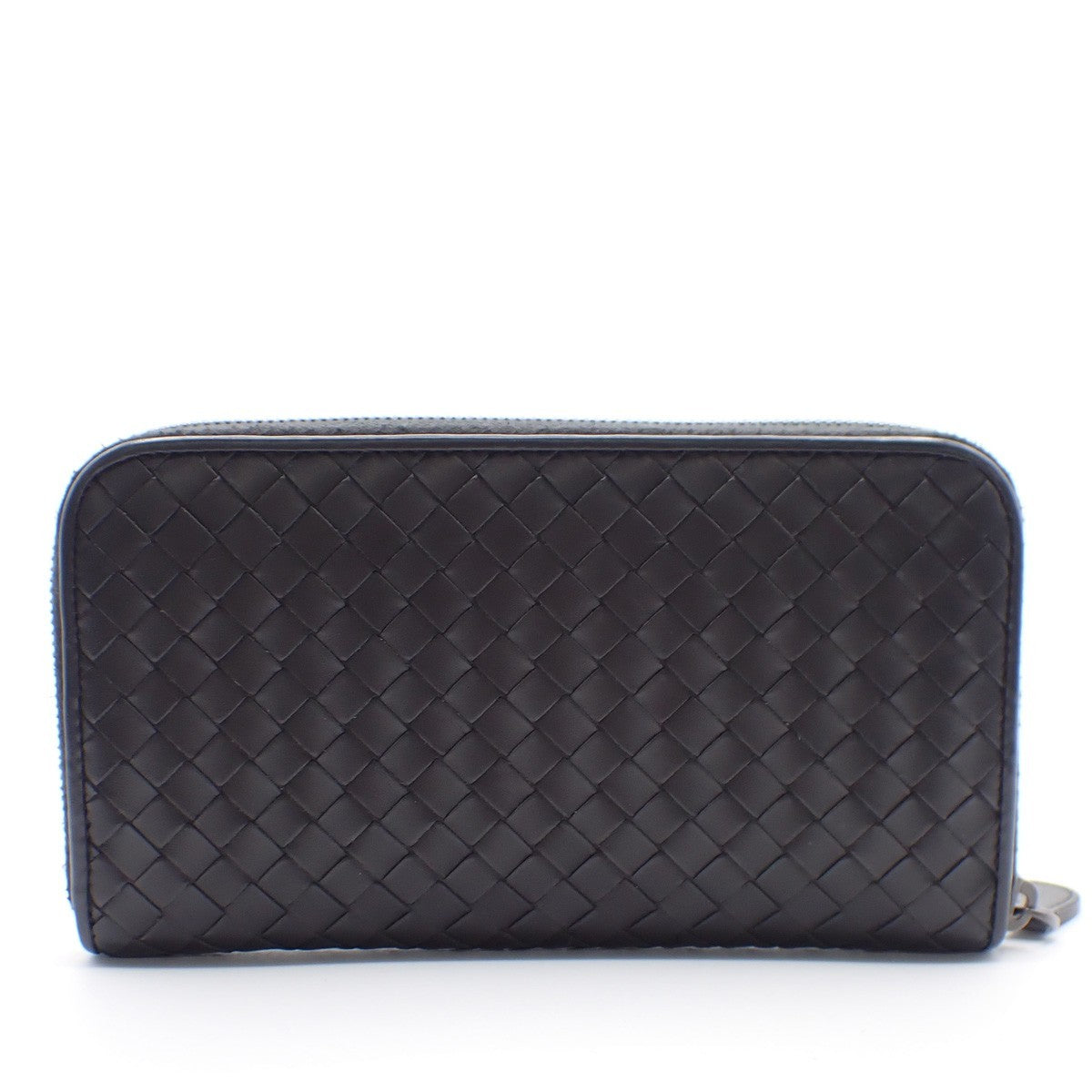 BOTTEGA VENETA Intrecciato Long Zipper Around Long Wallet Leather GY 64AA144