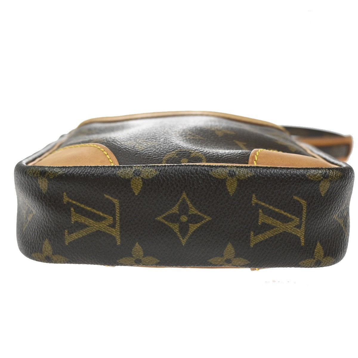 LOUIS VUITTON Danube Shoulder Bag Monogram Leather Brown France M45266 30CA204