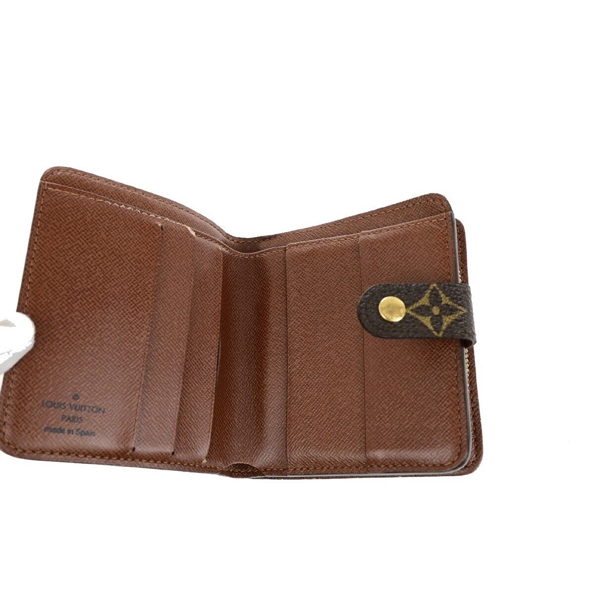 LOUIS VUITTON 4 Set Long Bifold Trifold Wallet Purse Monogram Leather BN 65YF006