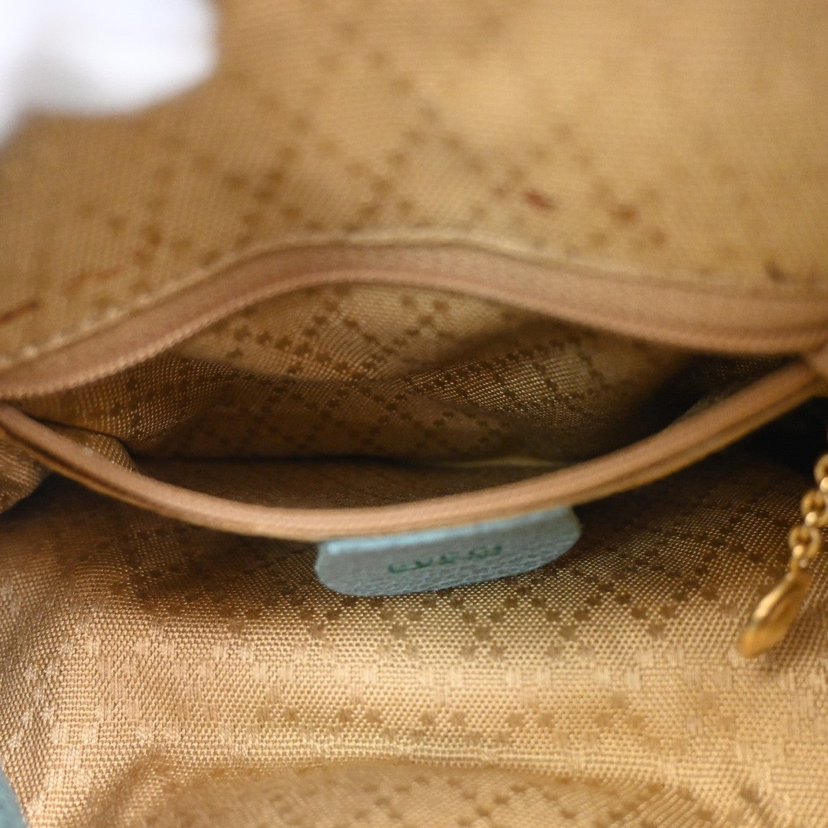 GUCCI Logo Bamboo Handle Mini Backpack Bag Suede Leather Green GHW Italy 36KC838