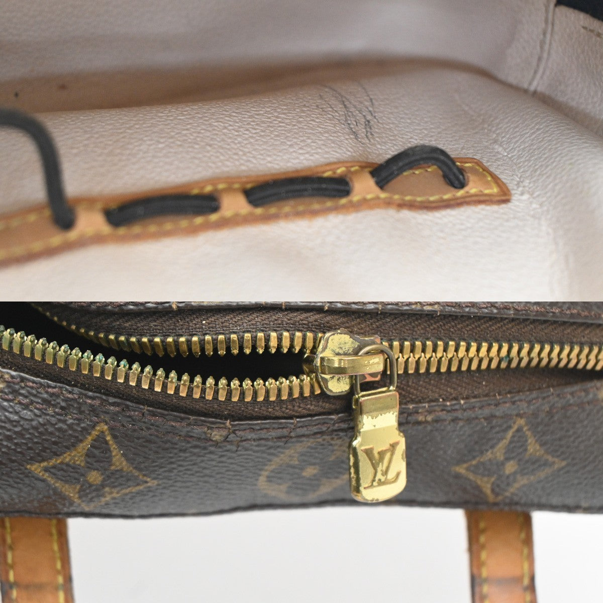 LOUIS VUITTON Spontini 2Way Shoulder Hand Bag Monogram Leather M47500 35CA536
