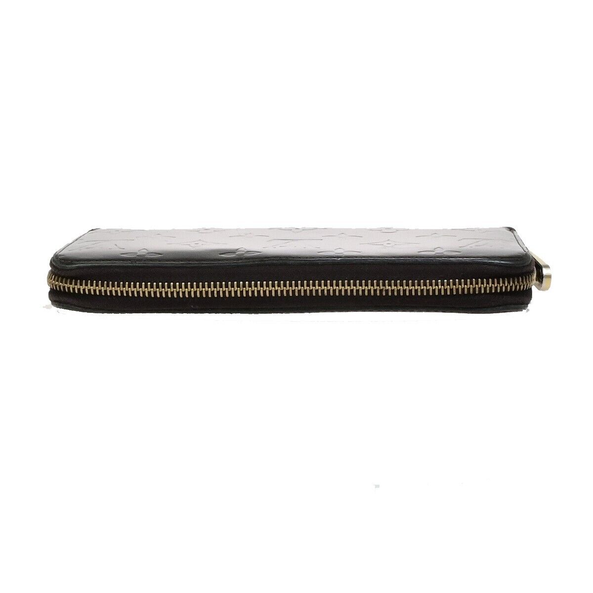 LOUIS VUITTON Zippy Long Wallet Monogram Vernis Leather Brown M91458 02ED385
