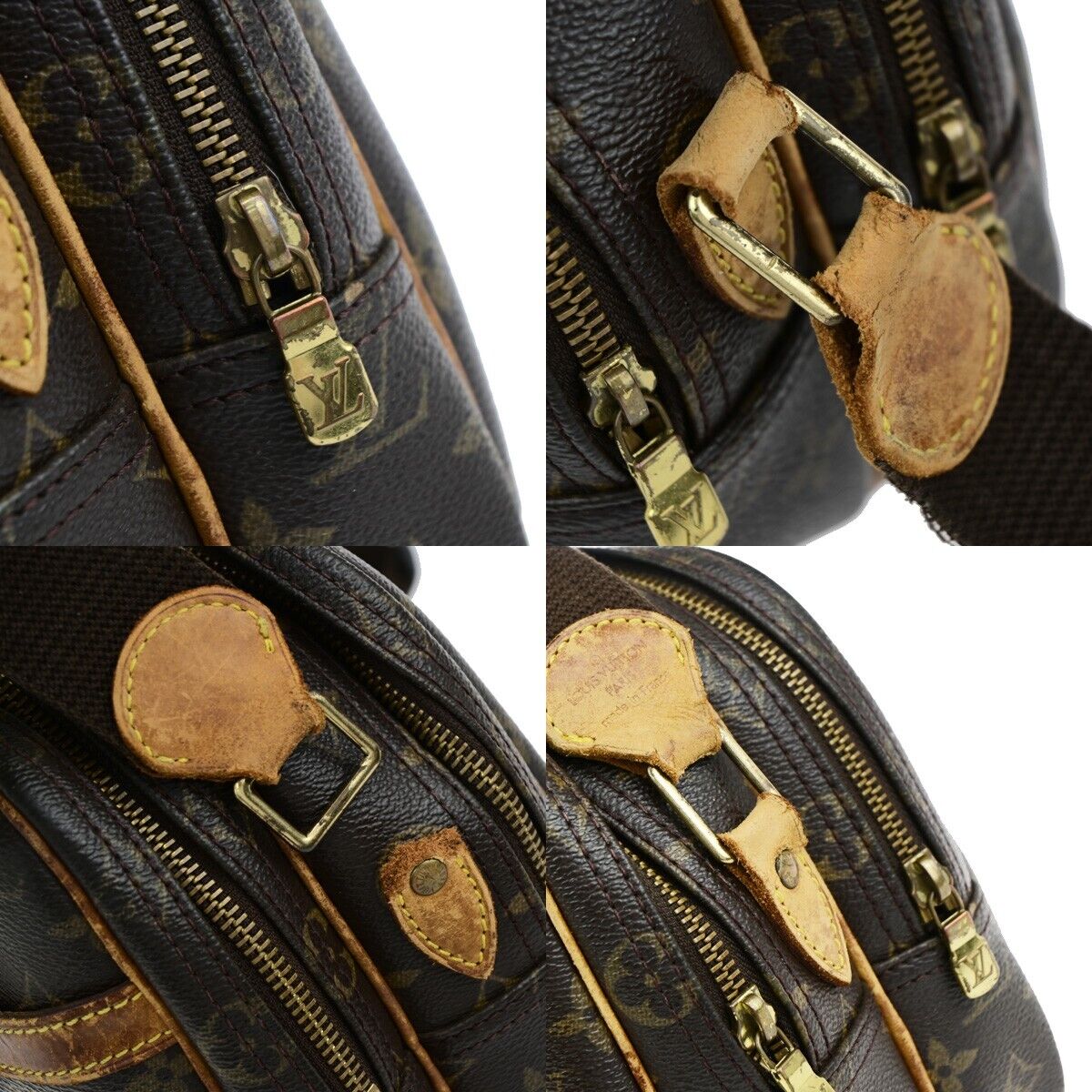 LOUIS VUITTON Reporter PM Crossbody Shoulder Bag Monogram Leather M45254 68EC903