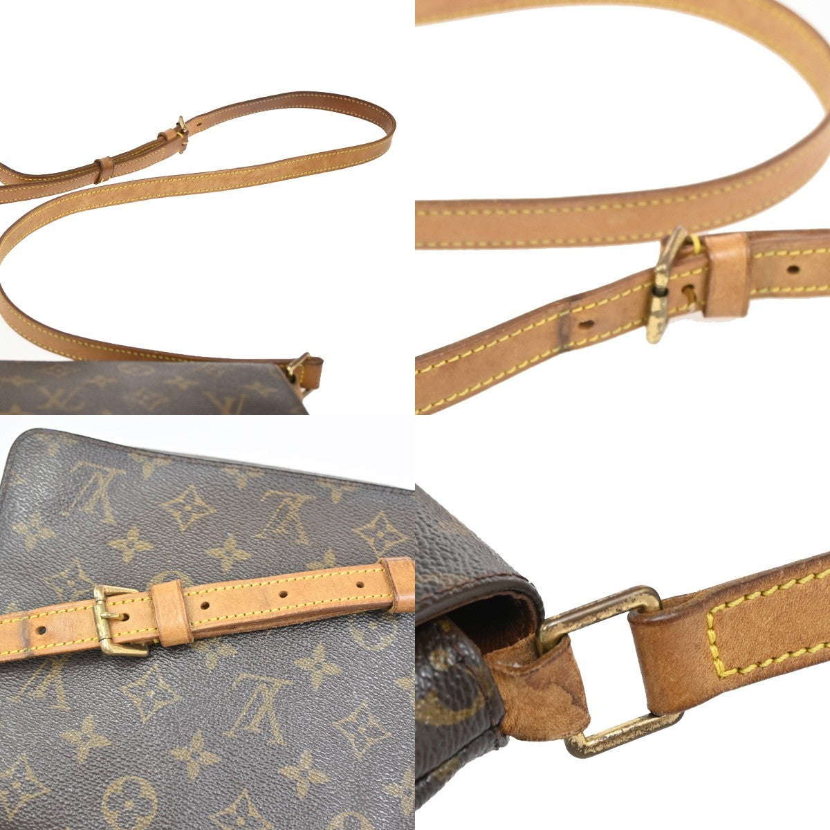 LOUIS VUITTON Musette Tango Long Shoulder Bag Monogram Leather M51388 86DA094