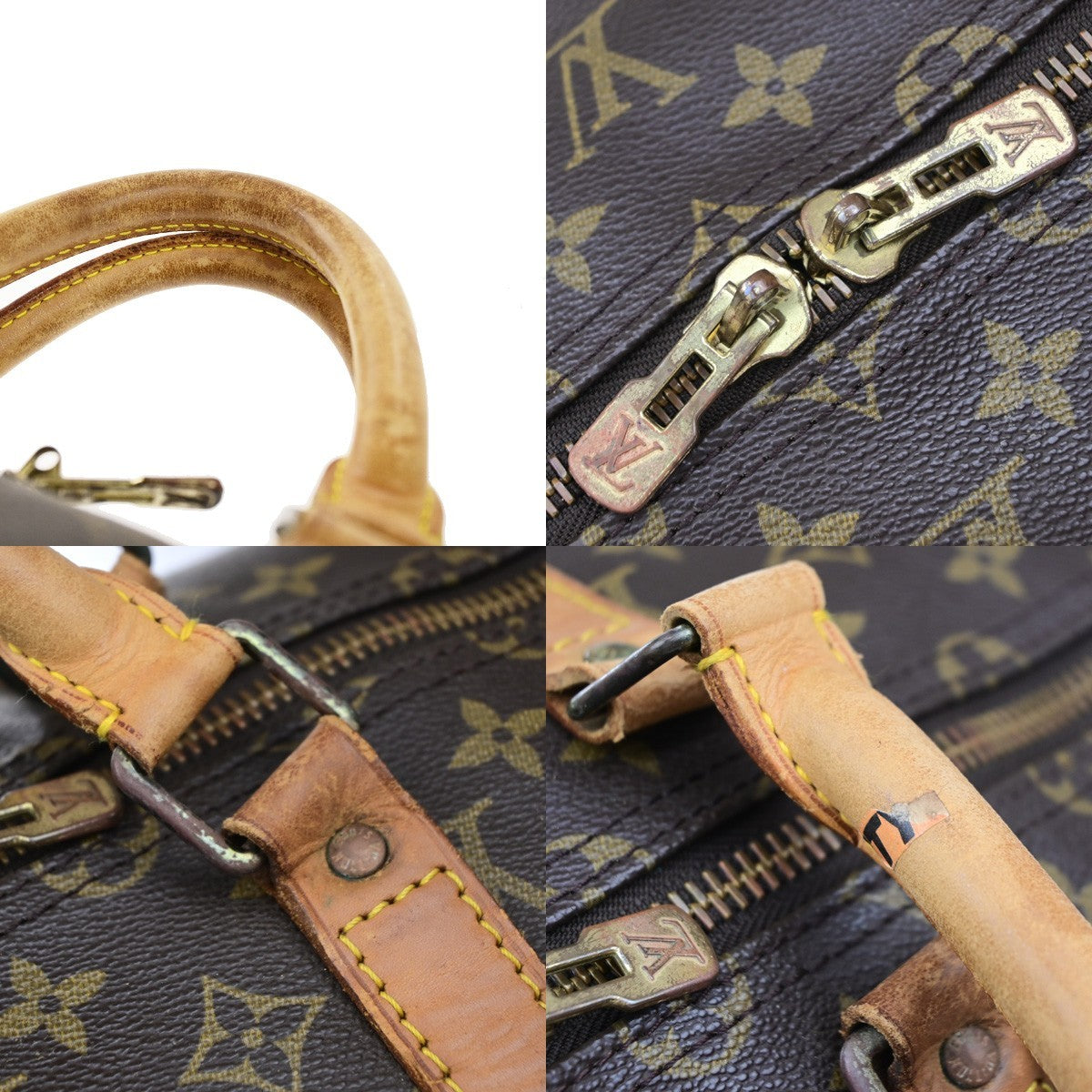 LOUIS VUITTON Keepall Bandouliere 55 2Way Hand Bag Monogram Brown M41414 79MA701