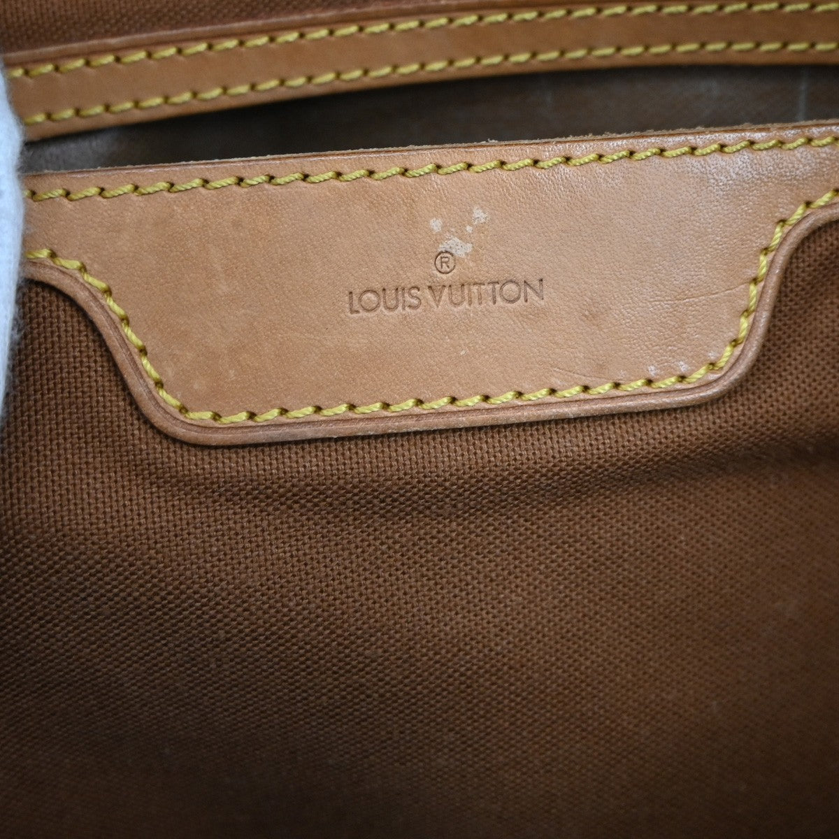 LOUIS VUITTON Promenade Shoulder Bag Monogram Leather Brown M51114 32YH377