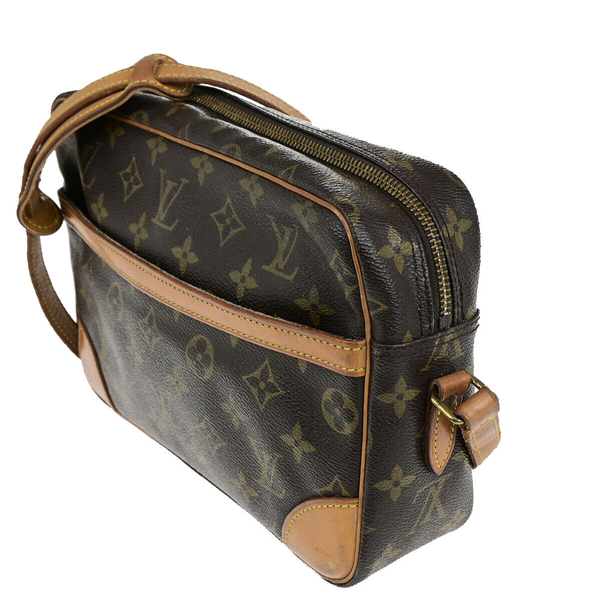 LOUIS VUITTON Trocadero 27 Shoulder Bag Monogram Leather Brown M51274 89YG521