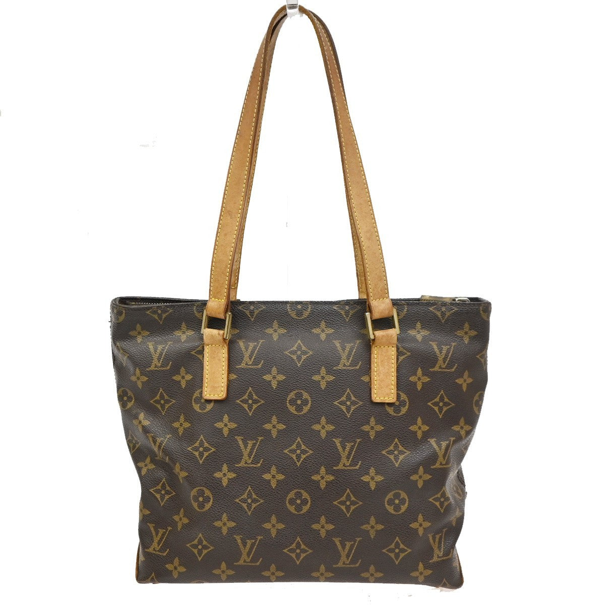LOUIS VUITTON Cabas Piano Shoulder Bag Monogram Leather Brown M51148 80CA724