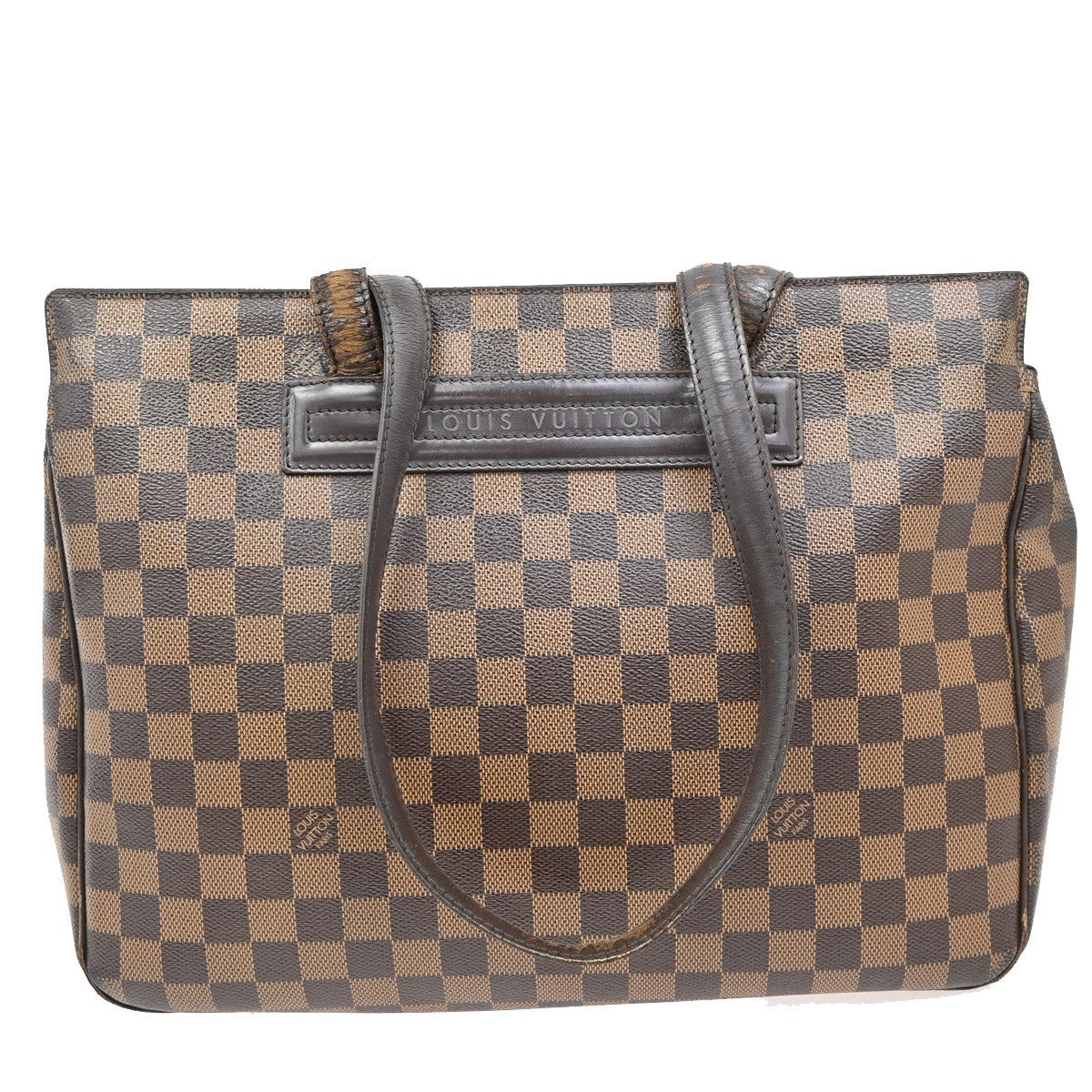 LOUIS VUITTON Parioli PM Shoulder Bag Damier Ebene Leather Brown N51123 32EF886