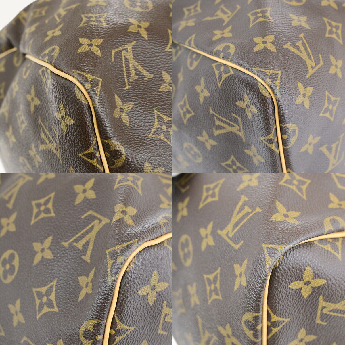 LOUIS VUITTON Keepall 55 Travel Hand Bag Monogram Leather Brown M41424 26YF058
