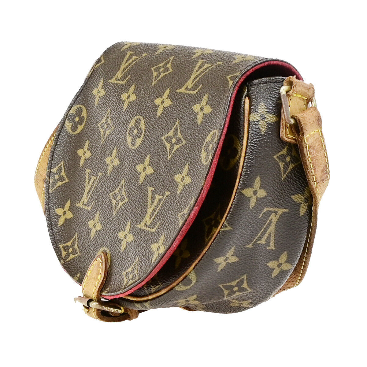 LOUIS VUITTON LV Tambourine Shoulder Bag Monogram Leather Brown M51179 87YG542