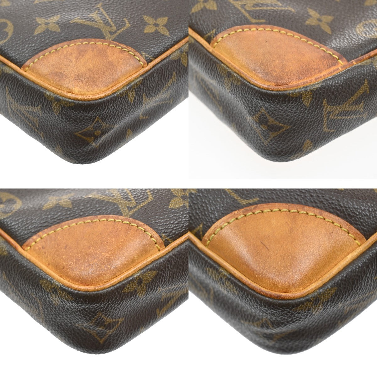 LOUIS VUITTON Marly Dragonne GM Clutch Hand Bag Monogram Brown M51825 01SA115