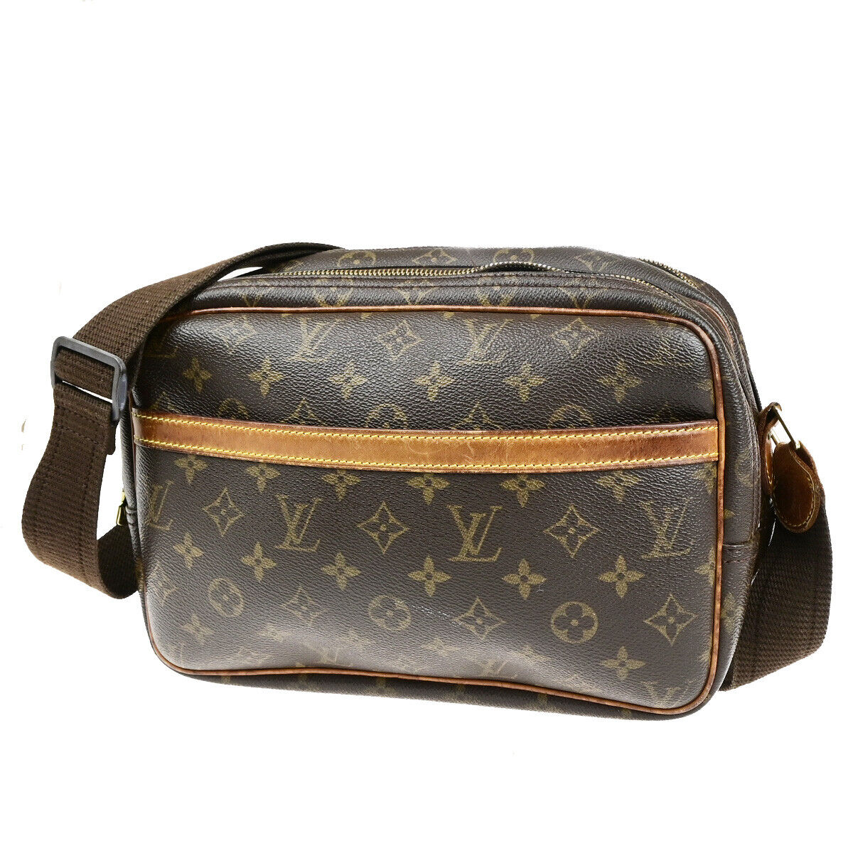LOUIS VUITTON Reporter PM Crossbody Shoulder Bag Monogram Leather M45254 64SJ515