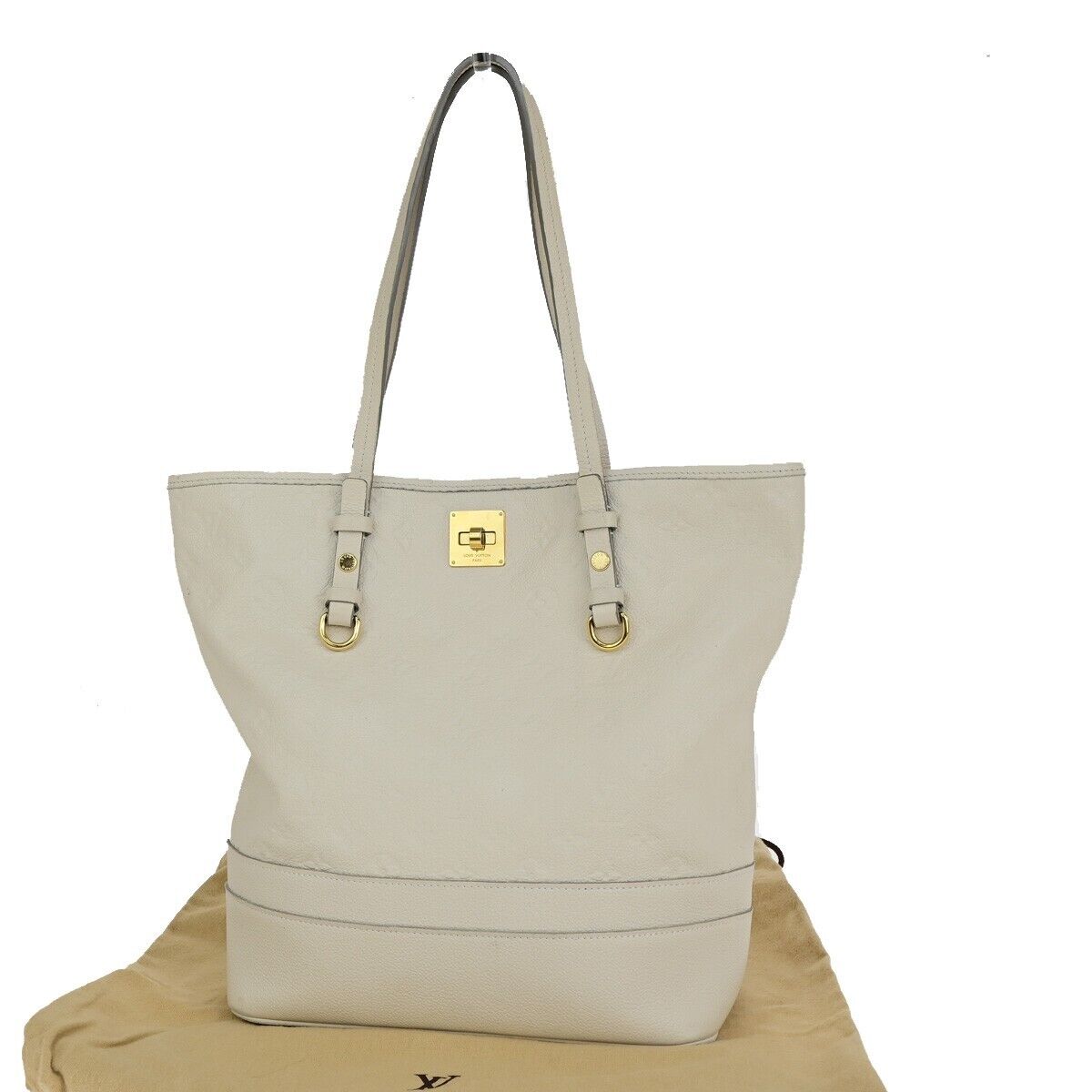 LOUIS VUITTON Citadin PM Shoulder Bag Monogram Empreinte White M40554 71ED350