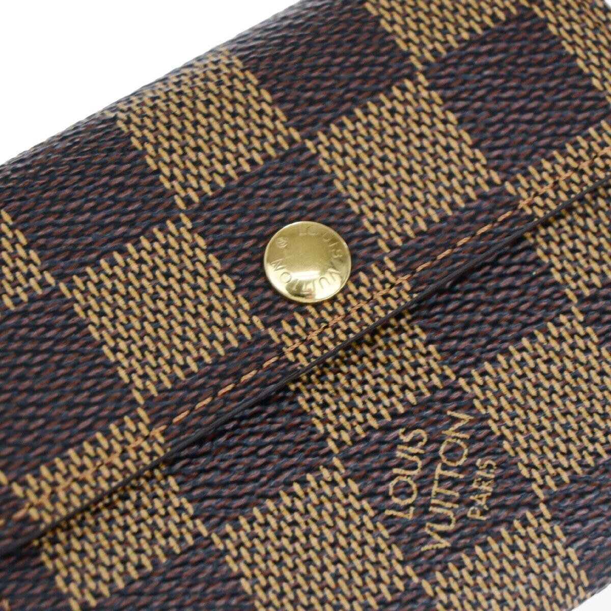 LOUIS VUITTON Ludlow Coin Case Wallet Bifold Damier Ebene Leather N62925 69EB052