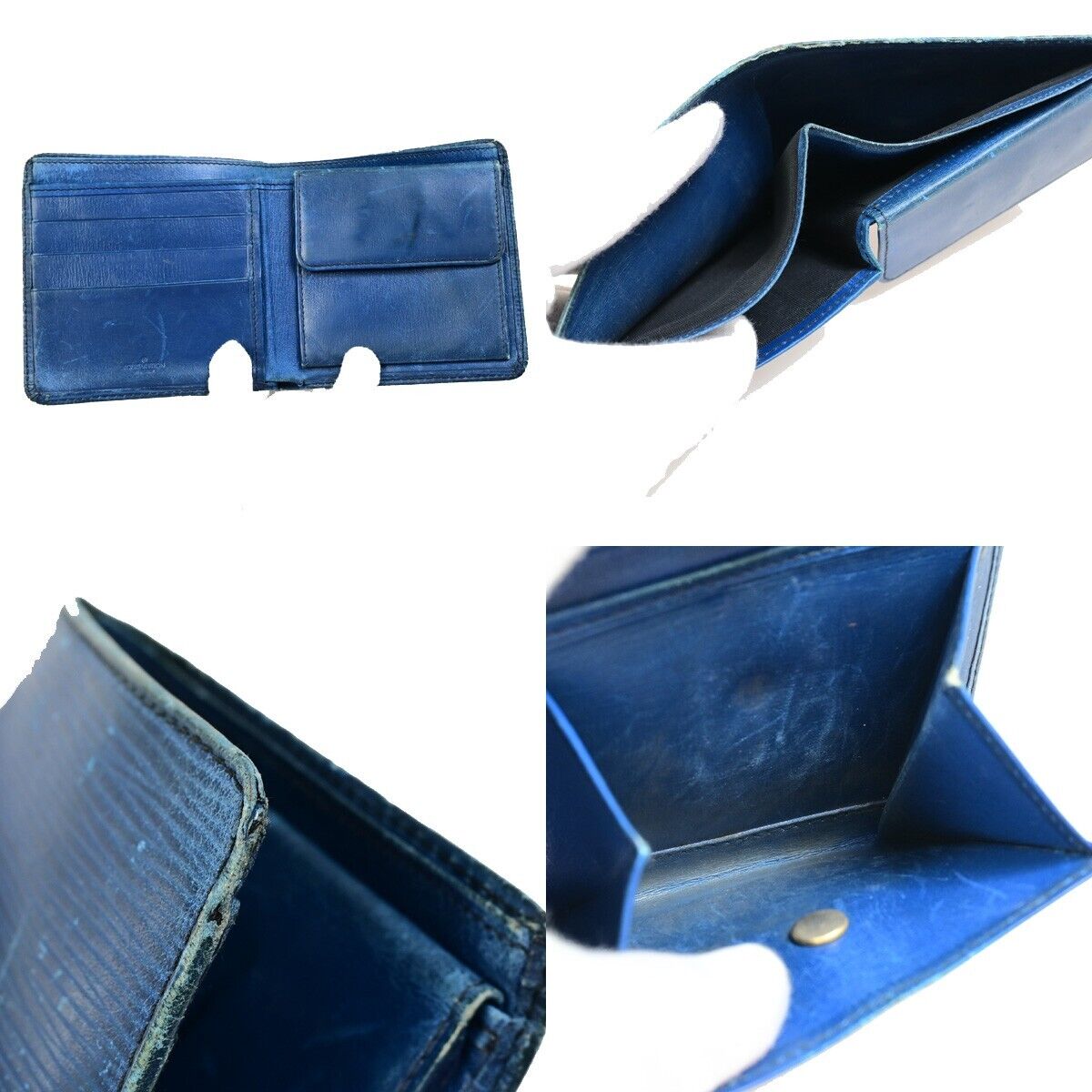 LOUIS VUITTON 4 Set Wallet Key Case Purse Monogram Epi Brown Blue Red 39KA358