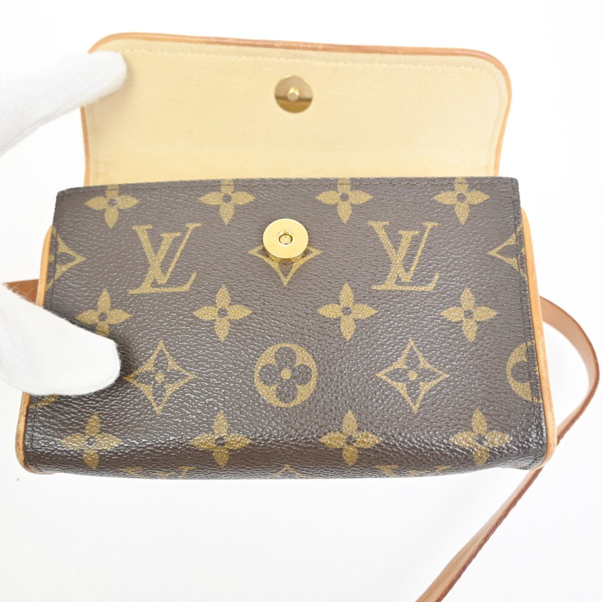 LOUIS VUITTON Pochette Florentine S Bum Bag Monogram Leather BN M51855 82ZA351