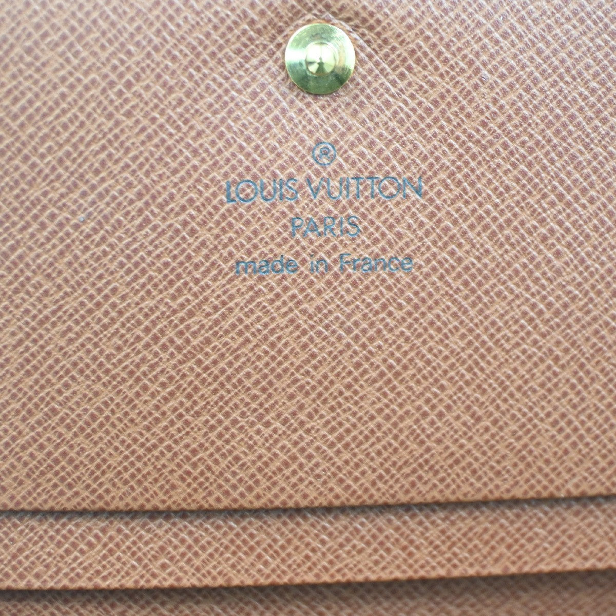 LOUIS VUITTON Porte Monnaie Billets Tresor Wallet Monogram Brown M61730 09KC301