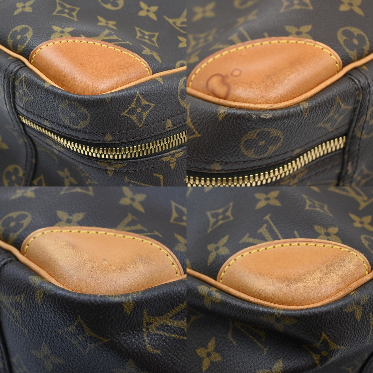 LOUIS VUITTON Sirius 55 Travel Hand Bag Monogram Leather Brown M41404 77CA396