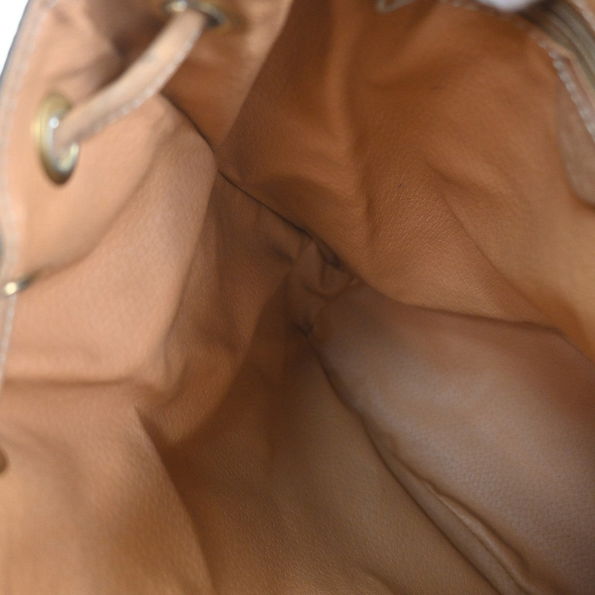 CELINE Logo Macadam Pattern Backpack Bag PVC Leather Brown GHW 87CA858