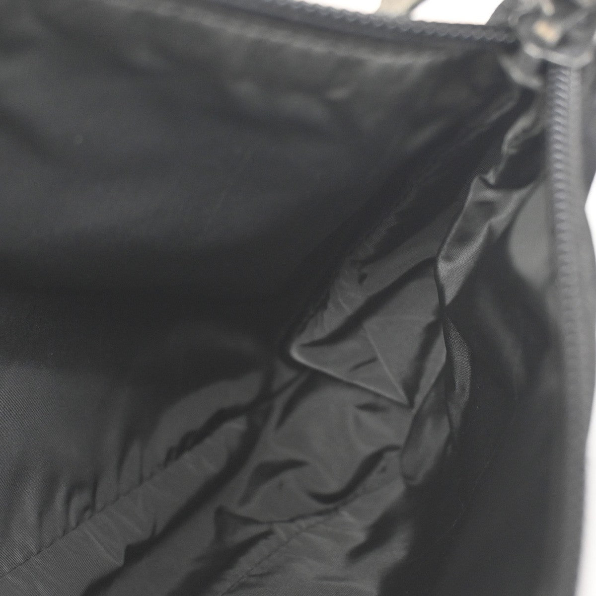 PRADA Logo Sport Mini Pochette Shoulder Bag Nylon Canvas Black SHW 05ZA334