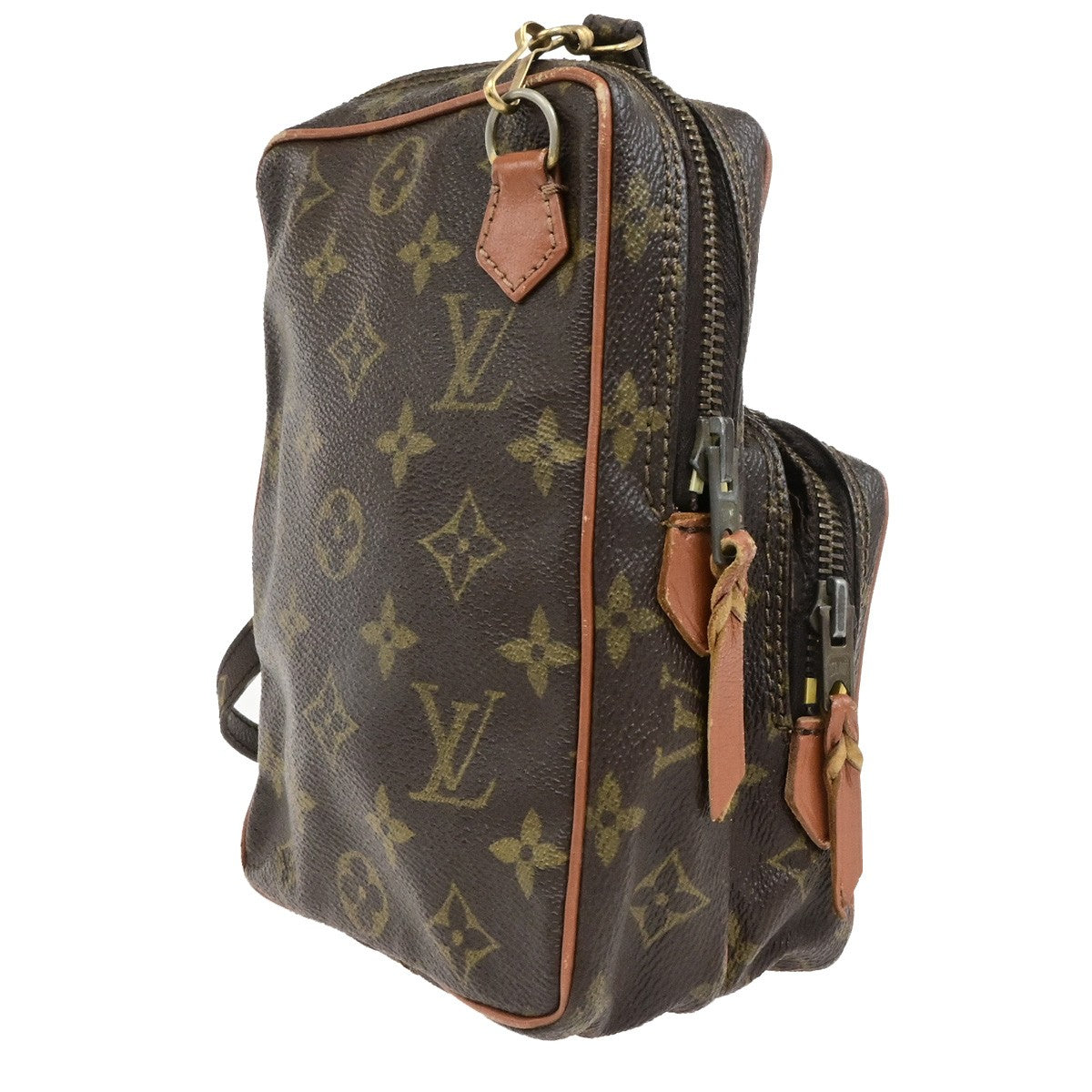 LOUIS VUITTON Mini Amazon Shoulder Bag Monogram Leather Brown M45238 04YH106