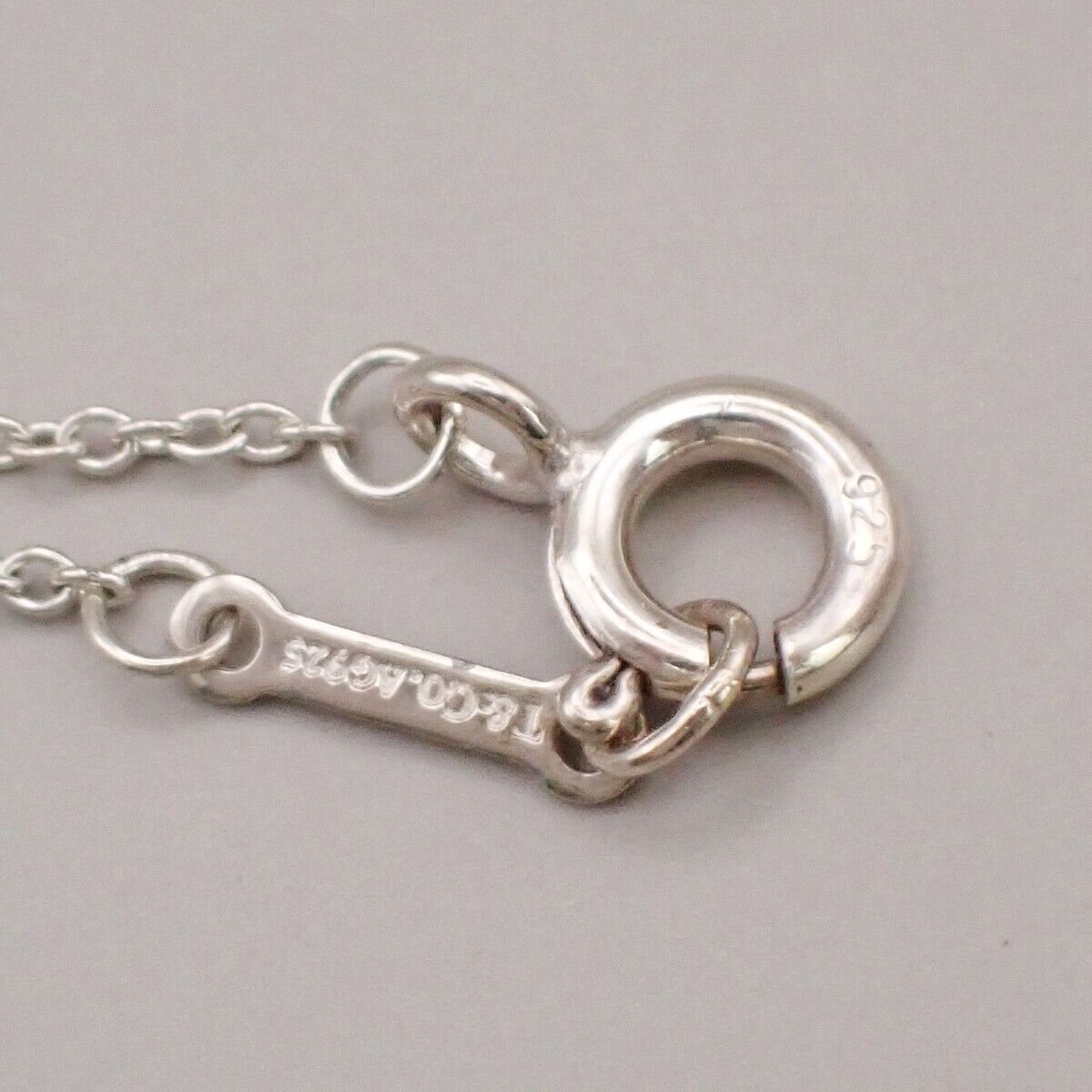 TIFFANY & CO. Loving Heart Chain Necklace Paloma Picass Silver Ag 925 02YF230