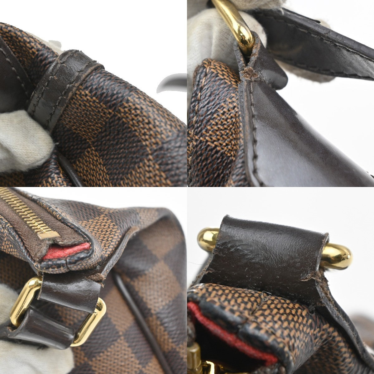 LOUIS VUITTON Bloomsbury GM Shoulder Bag Damier Leather Brown N42250 84PA014