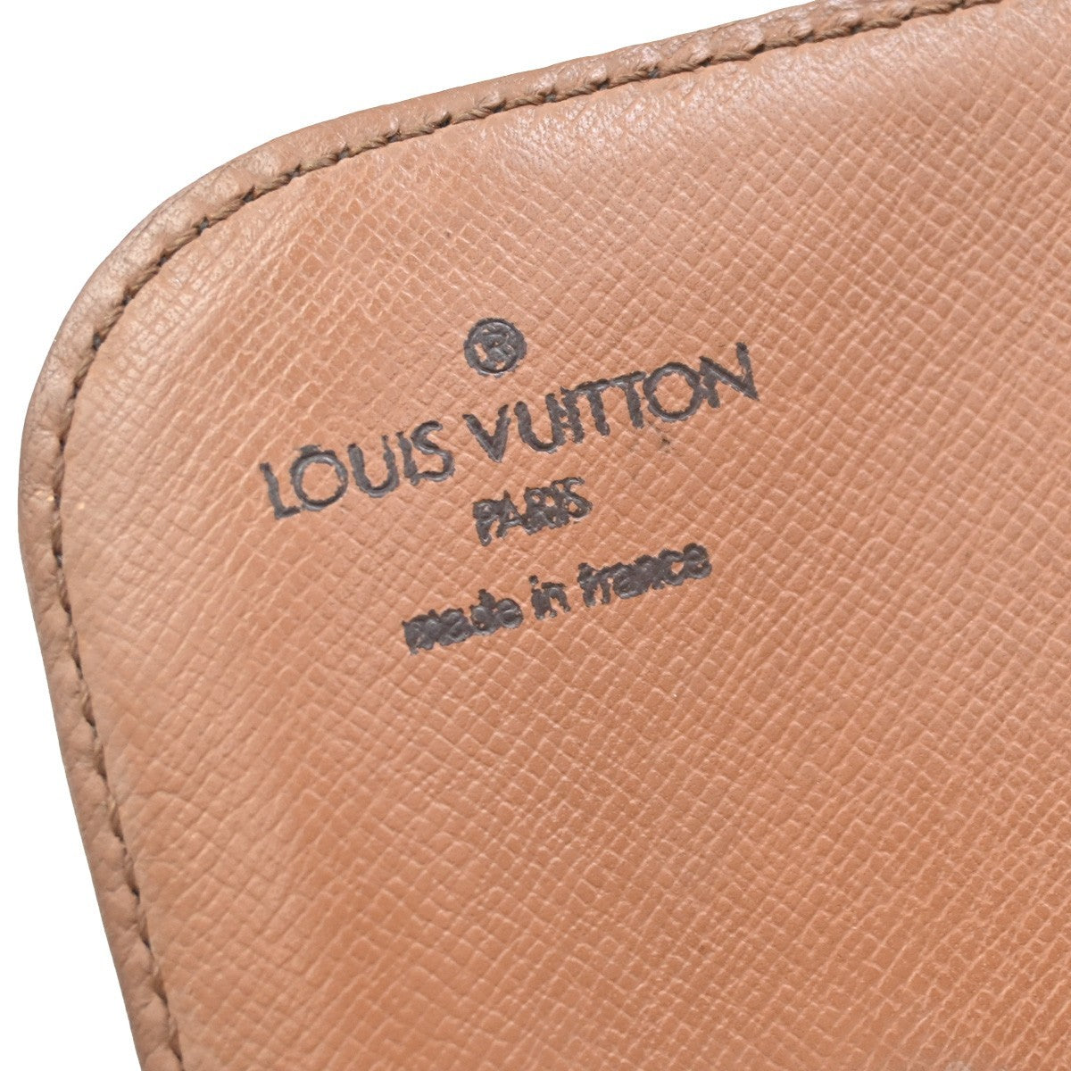 LOUIS VUITTON Cartouchiere MM Shoulder Bag Monogram Leather Brown M51253 89EF868