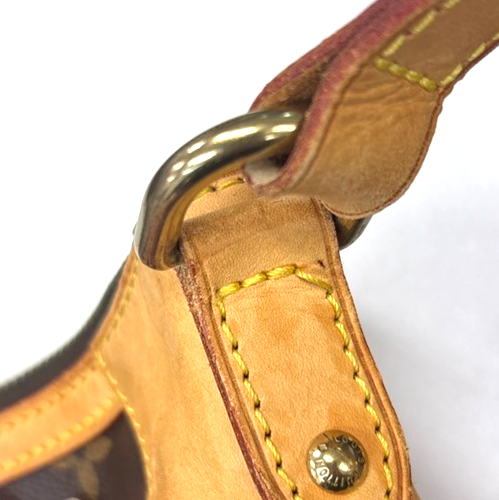 LOUIS VUITTON Odeon PM Shoulder Bag Monogram Leather Brown Spain M56390 95MA030